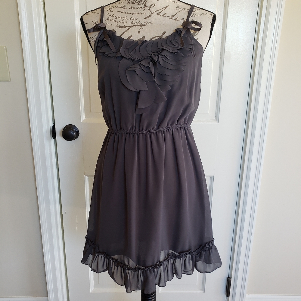 Gray Sleeveless dress